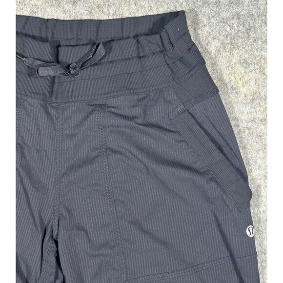 Lululemon Dance Studio Cropped Pants Women’s 6 Black Wide Leg Baggy 20” Inseam - Picture 3 of 8